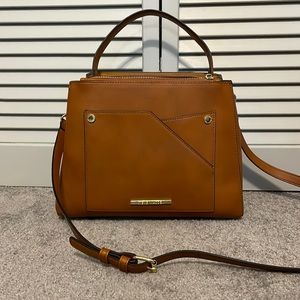 Steve Madden Cognac Brown Crossbody Handbag
